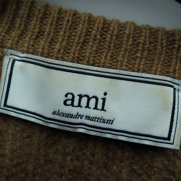 実際に弊社で買取させて頂いたAMI Alexandre Mattiussi/アミアレクサンドルマテュッシ クルーネックニットセーター XSの画像 2枚目