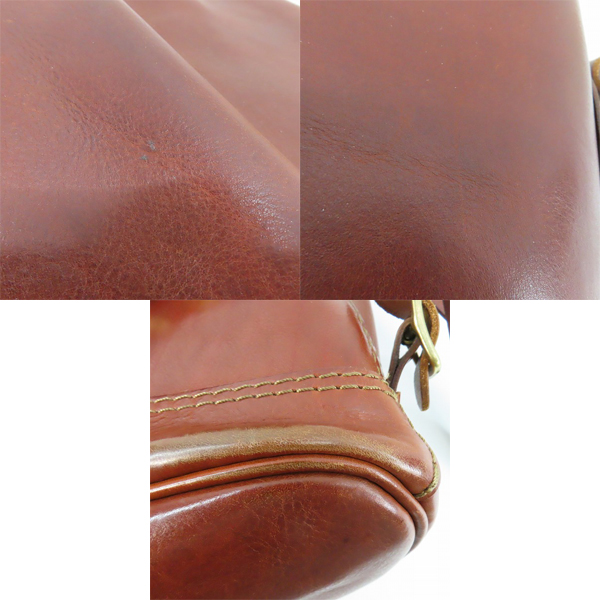 実際に弊社で買取させて頂いたHERZ/ヘルツ 1本ベルトレザーリュック R-5の画像 8枚目