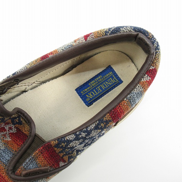 実際に弊社で買取させて頂いたPENDLETON×VANS/ペンドルトン× ヴァンズ バンズ スリッポン V98CL PDT /515317-0001/28.5の画像 4枚目