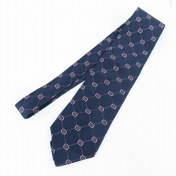 実際に弊社で買取させて頂いたGUCCI/グッチ GG柄 シルク ネクタイ
