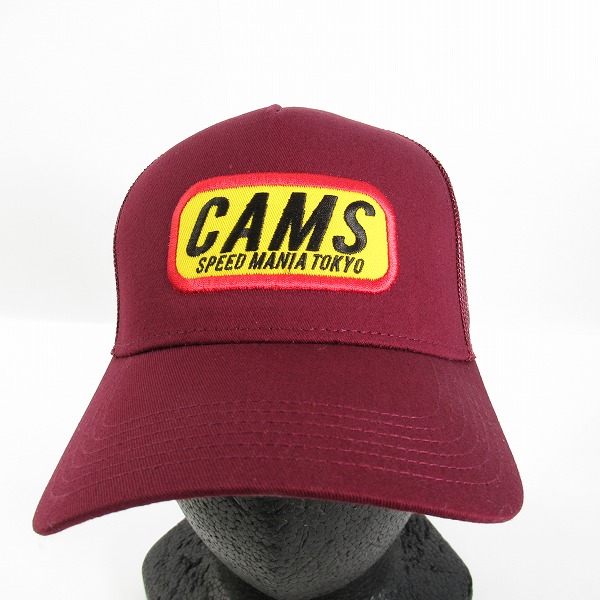 実際に弊社で買取させて頂いたCHALLENGER × SAM'S/チャレンジャー×サムズ CAMS メッシュキャップ ボルドーの画像 1枚目