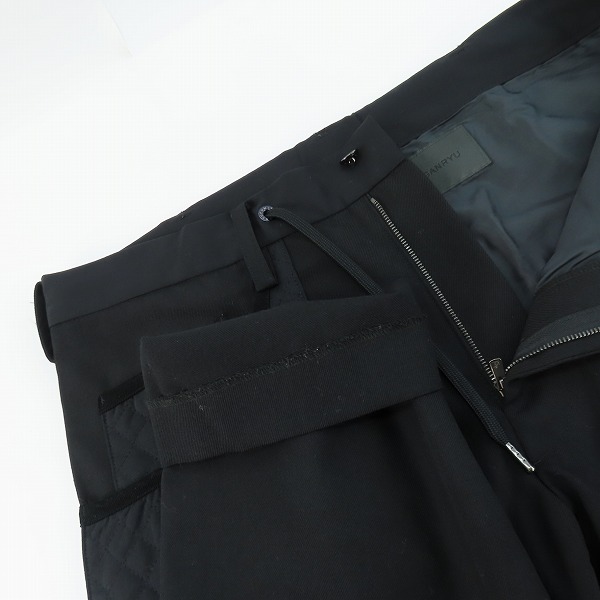 実際に弊社で買取させて頂いたFUMITO GANRYU/フミトガンリュウ キルティング切替 イージーパンツ FU2-PA-09 1の画像 5枚目