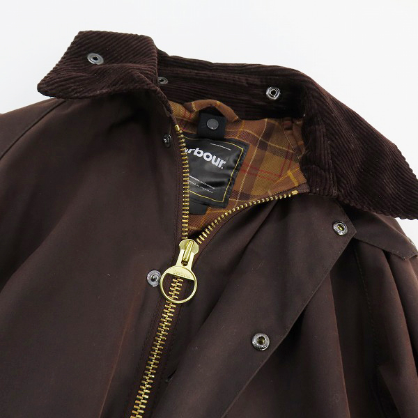 実際に弊社で買取させて頂いたBarbour/バーブァー BEAUFORT WAX JACKET/ビューフォート ワックスジャケット MWX0017RU52/C34/86CMSの画像 6枚目