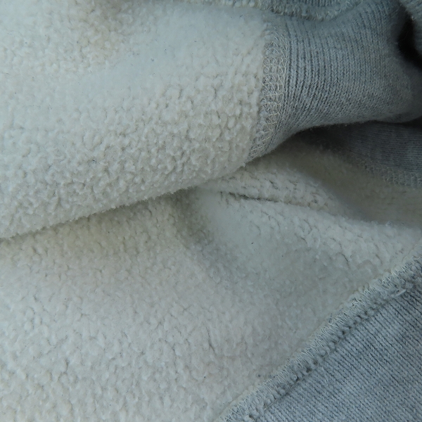 実際に弊社で買取させて頂いたChampion×STUSSY/チャンピオン×ステューシー リバースウィーブ パイル ボックスロゴ プルオーバーパーカー/フーディ Mの画像 8枚目