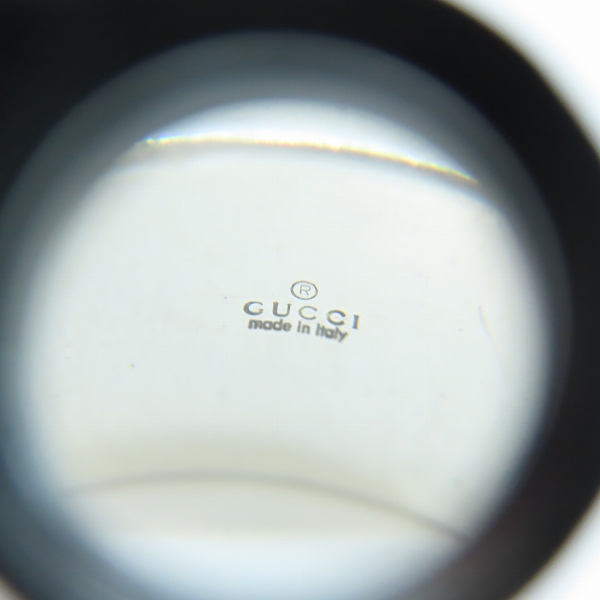 実際に弊社で買取させて頂いたGUCCI/グッチ Gロゴ リング 17.5-18.5号の画像 6枚目