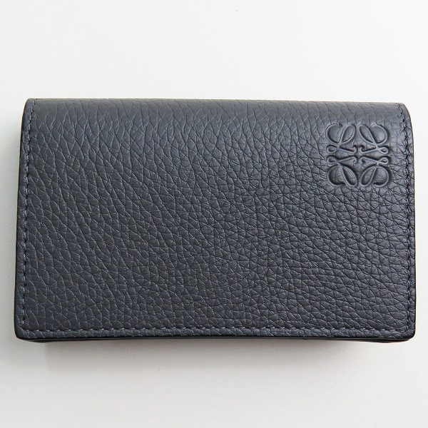 実際に弊社で買取させて頂いたLOEWE/ロエベ ソフトグレインカーフスキン ビジネスカードホルダー
