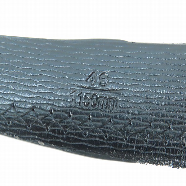 実際に弊社で買取させて頂いたHUGO BOSS/ヒューゴボス ベルト レザー/革 ブラック の画像 4枚目