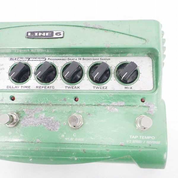 実際に弊社で買取させて頂いた【使用感有り】Line6/ライン6 DL4 Delay Modeler ディレイエフェクトモデラー＆ペダル エフェクター アダプター付の画像 2枚目