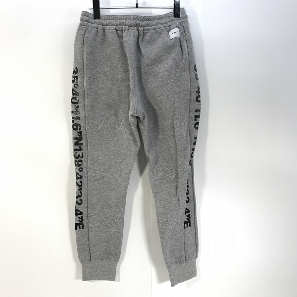 実際に弊社で買取させて頂いたWTAPS/ダブルタップス 19AW DEALER TROUSERS スウェットパンツ/1の画像 1枚目