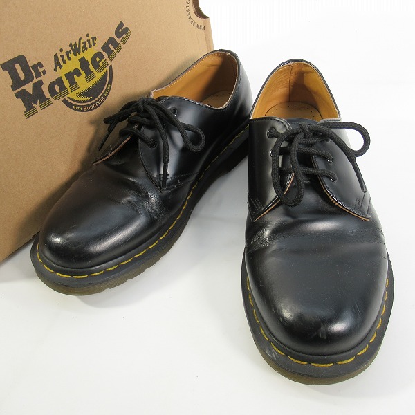 実際に弊社で買取させて頂いたDr.Martens/ドクターマーチン 3EYE BOOTS 3ホールブーツ ブラック 1461/11838002/UK7