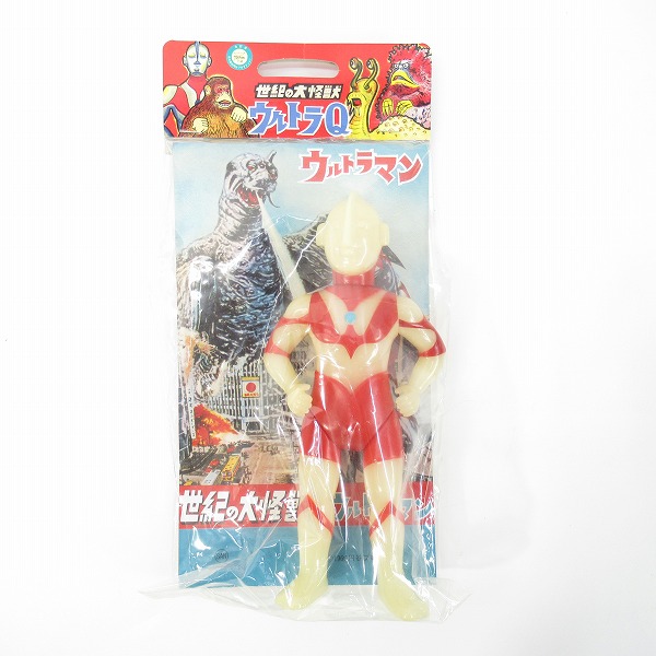 実際に弊社で買取させて頂いた【未開封】MARUSAN/マルサン M1号 世紀の大怪獣 ウルトラQ ウルトラマン 蓄光 フィギュア/ソフビ