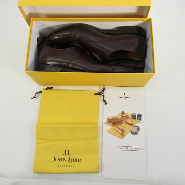 実際に弊社で買取させて頂いたJOHN LOBB/ジョンロブ City II/シティ2 レザーシューズ/9Eの画像 8枚目