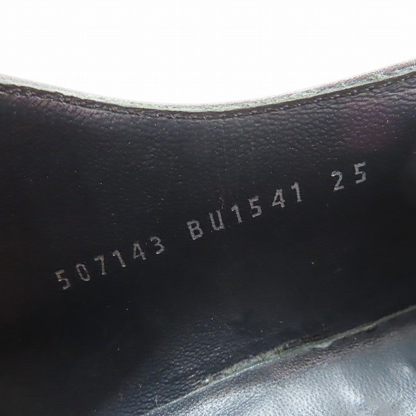 実際に弊社で買取させて頂いたBURBERRY/バーバリー レザービジネスシュース 25cmの画像 5枚目