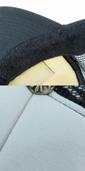 実際に弊社で買取させて頂いたCHROME HEARTS/クロムハーツ CHクロスボタン トラッカーキャップの画像 9枚目