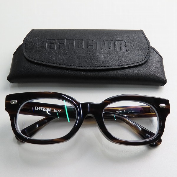 実際に弊社で買取させて頂いたEFFECTOR/エフェクター fuzz/ファズ ウェリントン型 度入り メガネフレーム/アイウェアの画像 8枚目