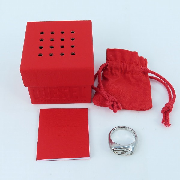 実際に弊社で買取させて頂いたDIESEL/ディーゼル Dロゴ リング 19.5号の画像 9枚目