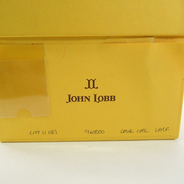 実際に弊社で買取させて頂いたJOHN LOBB/ジョンロブ City II/シティ2 レザーシューズ/9Eの画像 9枚目