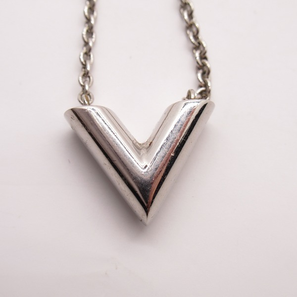 実際に弊社で買取させて頂いた【ジャンク】LOUIS VUITTON/ルイヴィトン エセンシャル V ネックレス ペンダント M63197　の画像 2枚目