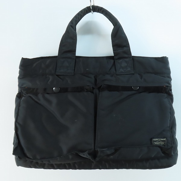 実際に弊社で買取させて頂いたPORTER/ポーター TANKER タンカー ブラック トートバッグ/ブリーフケース