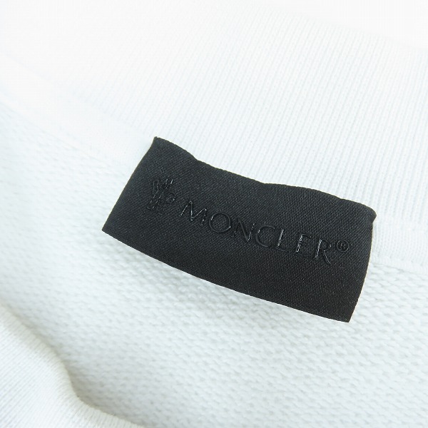 実際に弊社で買取させて頂いた【JPタグ】MONCLER/モンクレール ロゴ スウェットシャツ/トレーナー H10918G00031809KR/XXL の画像 2枚目