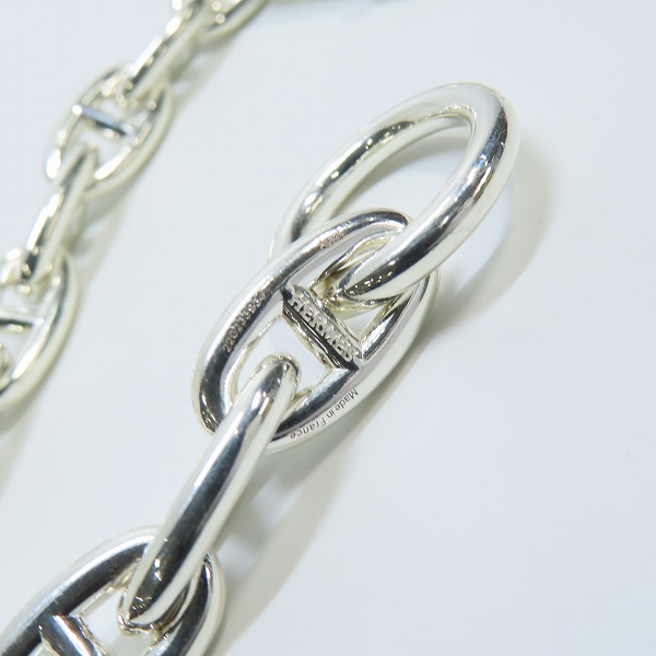 実際に弊社で買取させて頂いた【現行刻印】HERMES/エルメス シェーヌダンクルGM 14LINK の画像 6枚目