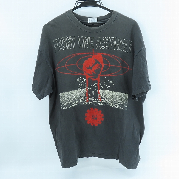実際に弊社で買取させて頂いたFront Line Assembly/フロント・ライン・アッセンブリー バンドTシャツ L