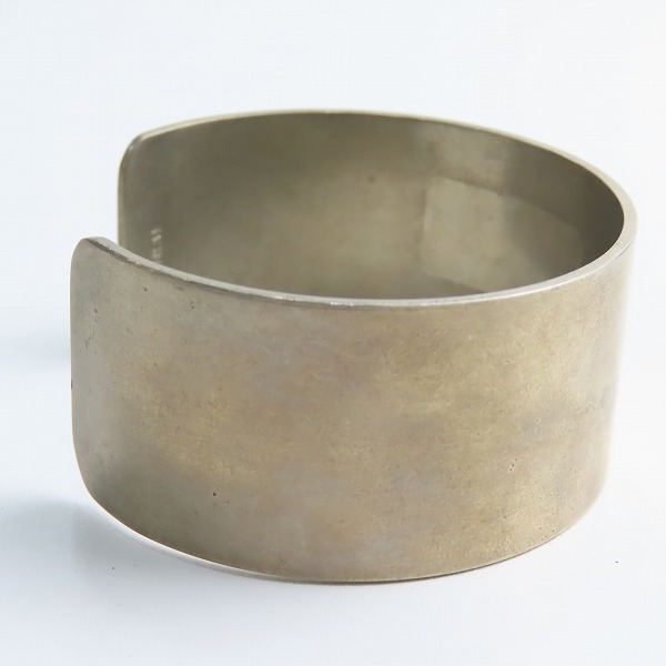 実際に弊社で買取させて頂いたAMP JAPAN/アンプジャパン German Silver Plane Bangle バングル 16AT-355の画像 4枚目