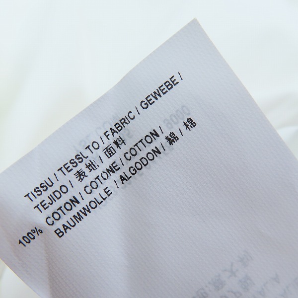 実際に弊社で買取させて頂いた(1)【未使用】SAINT LAURENT/サンローラン 17SS コットン ドレスシャツ 347342 YM16Q/36の画像 4枚目