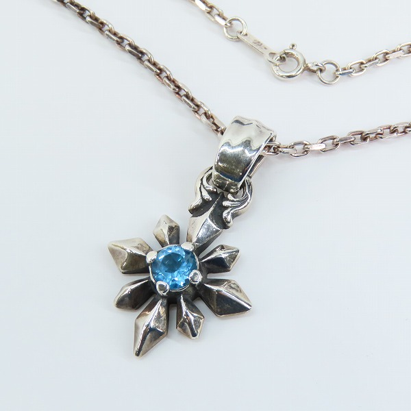 実際に弊社で買取させて頂いたBILL WALL LEATHER/BWL/ビルウォールレザー ミッドスターチャーム ペンダント w/ストーン