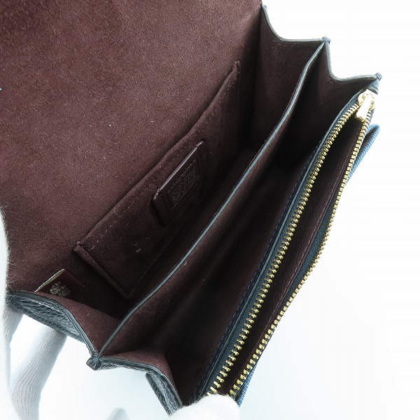 実際に弊社で買取させて頂いたCOACH/コーチ デニム ショルダーバッグ/C3325の画像 5枚目