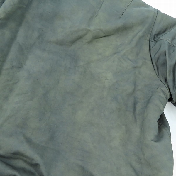 実際に弊社で買取させて頂いたvisvim/ビズビム 15AW 初代 THORSON JKT フライトジャケット 泥染め加工 0115205013027/1の画像 6枚目