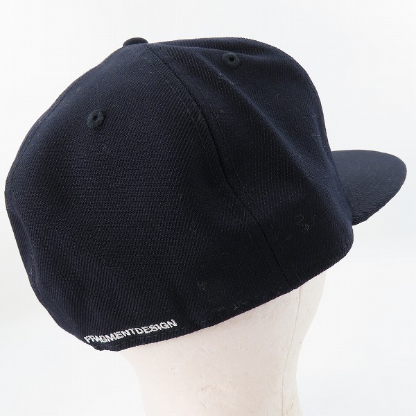 実際に弊社で買取させて頂いたFRAGMENT DESIGN×NEW ERA/フラグメントデザイン×ニューエラ 59FIFTY FRG ロゴ刺繍 キャップの画像 3枚目