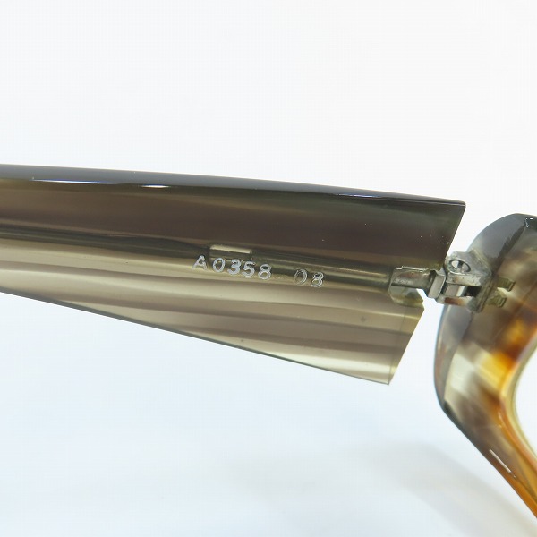 実際に弊社で買取させて頂いたalain mikli/アランミクリ メガネフレーム/アイウェア A0358-08の画像 3枚目