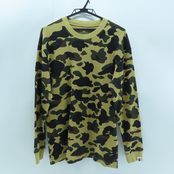 実際に弊社で買取させて頂いたA BATHING APE/アベイシングエイプ UNDERWEAR 1ST CAMO THERMAL LT ロングスリーブTシャツ XL