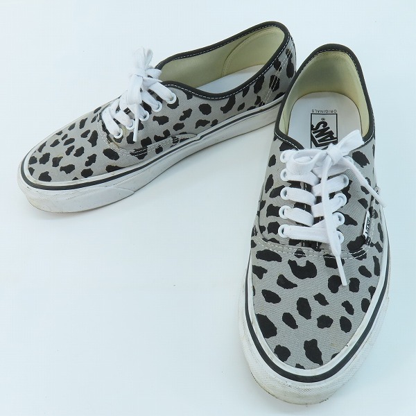 実際に弊社で買取させて頂いたVANS×WACKO MARIA/バンズ×ワコマリア V44 AUTHENTIC/オーセンティック レオパード グレー/29