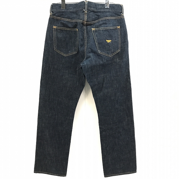 実際に弊社で買取させて頂いたMAISON KITSUNE/メゾンキツネ ロゴ刺繍 デニムパンツ/ジーンズ KMP-39000-A/29の画像 1枚目