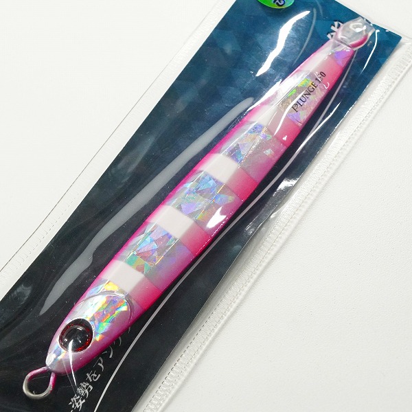 実際に弊社で買取させて頂いた【未開封】Jackson/ジャクソン PLUNGE プランジ GLOW夜光 150g ゼブラグローピンク メタルジグ ルアー