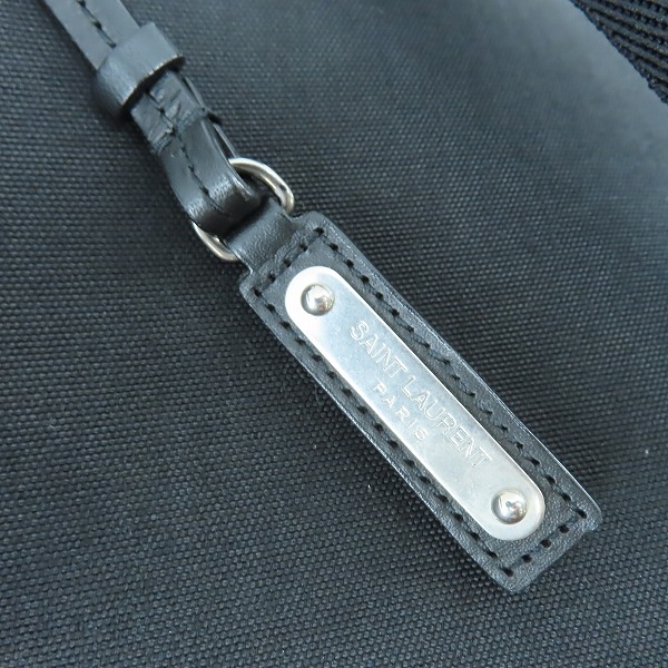 実際に弊社で買取させて頂いたSAINT LAURENT/サンローラン シティ バックパック エコニル/スムースレザー/ナイロン "アズール/オレンジ" 534967FAAFP4383の画像 5枚目