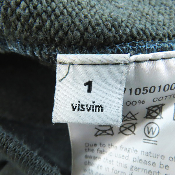実際に弊社で買取させて頂いたvisvim/ビズビム JUMBO CREW SWEAT L/S 長袖スウェット 0117105010011/1の画像 3枚目