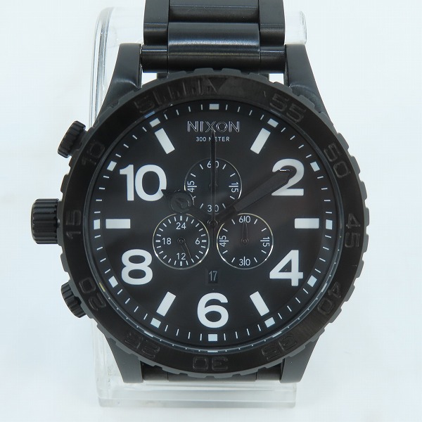 実際に弊社で買取させて頂いたNIXON/ニクソン 腕時計/ウォッチ THE 51-30 ALL BLACK【動作未確認】