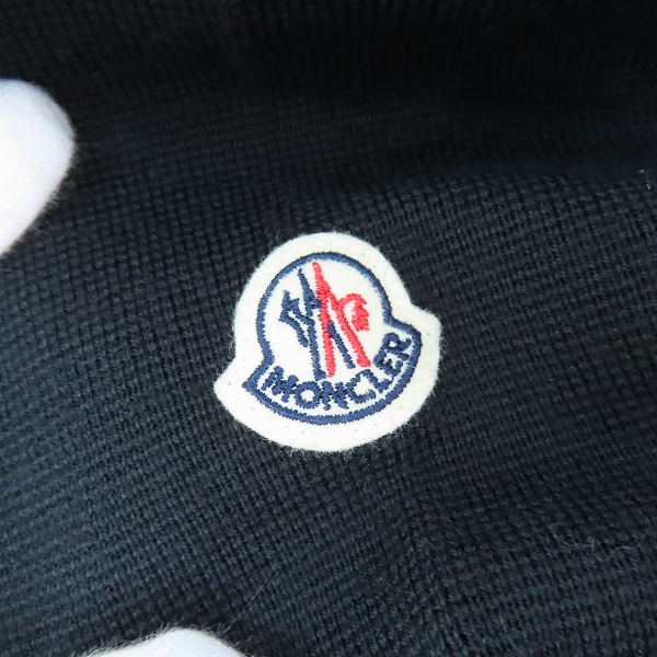 実際に弊社で買取させて頂いた【JPタグ】MONCLER/モンクレール CARDIGAN TRICOT/ニット 切替ナイロン ダウンジャケット G20919B50700 A9341/XLの画像 6枚目