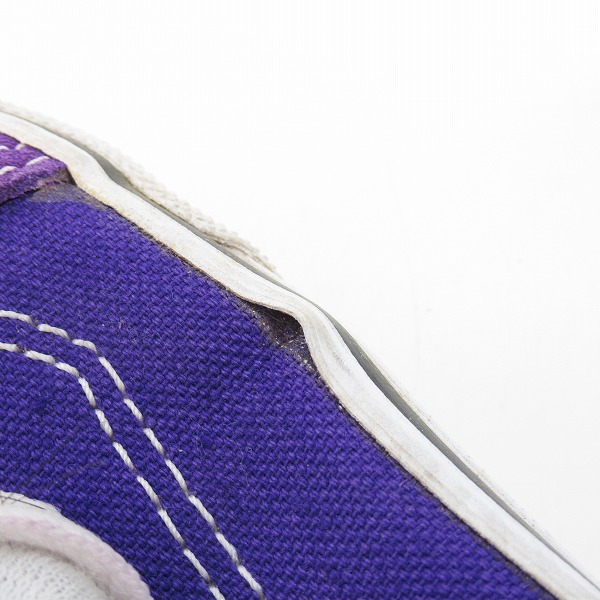実際に弊社で買取させて頂いたVANS/バンズ ローカットスニーカー パープル 27.5の画像 6枚目