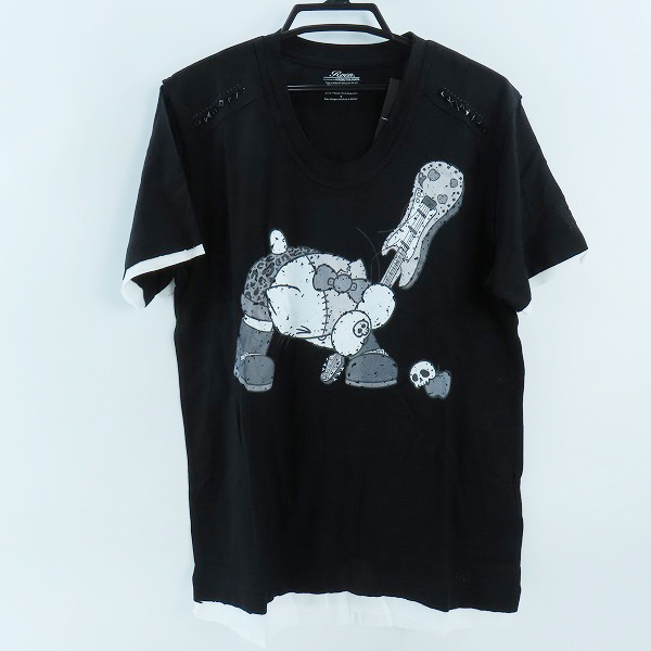 実際に弊社で買取させて頂いた【未使用】Roen×SANRIO/ロエン×サンリオ クラッシュハローキティ スタッズ Tシャツ 75047801 /48