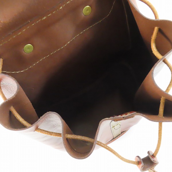 実際に弊社で買取させて頂いたHERZ/ヘルツ 1本ベルトレザーリュック R-5の画像 3枚目