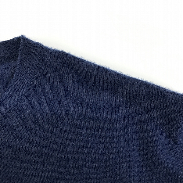 実際に弊社で買取させて頂いたPRADA /プラダ カシミヤ セーター ブルー/54の画像 7枚目