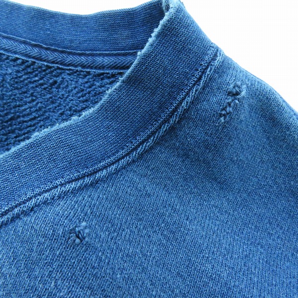 実際に弊社で買取させて頂いたvisvim/ビズビム JUMBO CREW 3/4 CRASH ヴィンテージ加工 スウェット 0221905010003 2の画像 6枚目