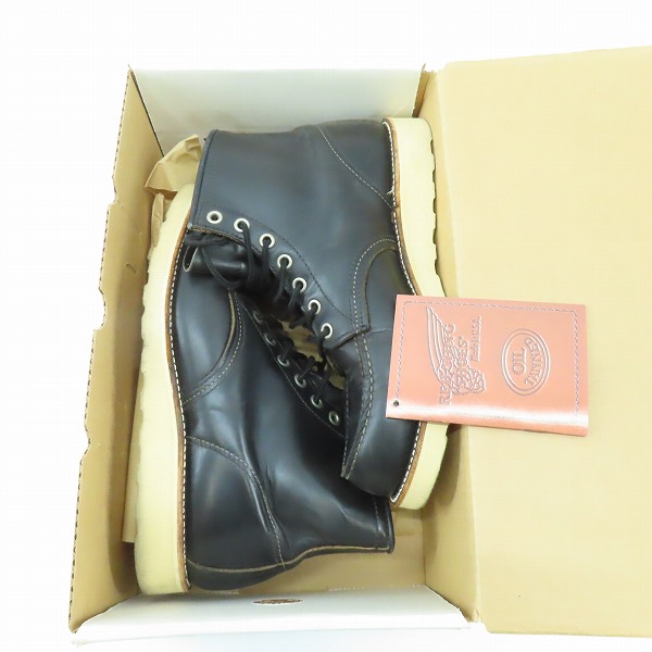 実際に弊社で買取させて頂いたRED WING/レッドウィング 羽タグ アイリッシュセッター モックトゥ ブーツ 8179 /7の画像 8枚目