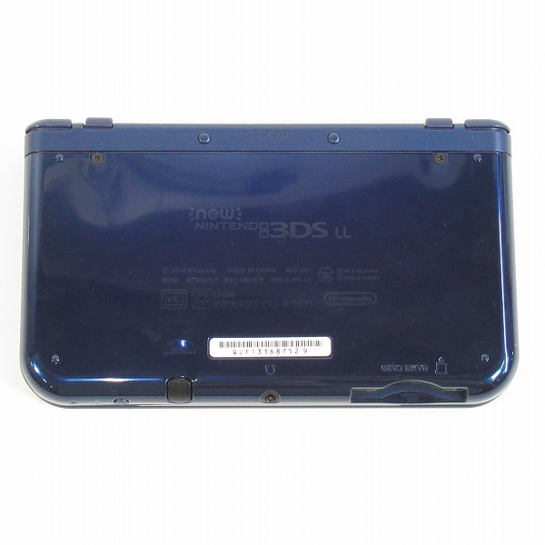 実際に弊社で買取させて頂いた任天堂/Nintendo Newニンテンドー3DS LL メタリックブルー RED-001 本体【簡易動作確認済】の画像 4枚目