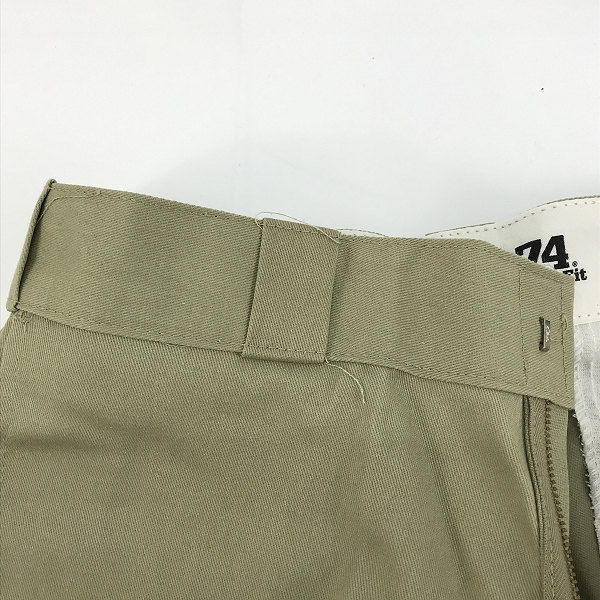 実際に弊社で買取させて頂いた【未使用】Dickies/ディッキーズ ワークパンツ/チノパン カーキ 874KH 32×30の画像 8枚目