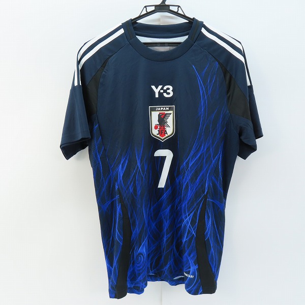実際に弊社で買取させて頂いた【未使用】Y-3/ワイスリー ヨウジヤマモト×アディダス サッカー日本代表 2024 ホーム レプリカユニフォーム IU0964 三笘薫/M